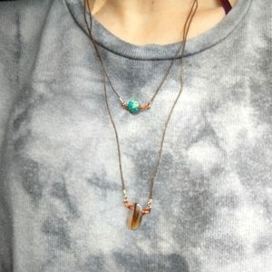 🌈Montana Moss Agate & Jasper Necklace✨